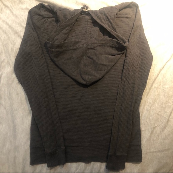 Allsaints grey full zip hoodie sz xs - Picture 3 of 4